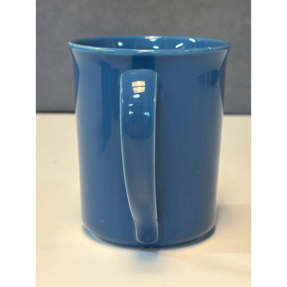Corning NY USA Stoneware Royal Blue Coffee Tea Mugs Set of 4 - Picture 5 of 6